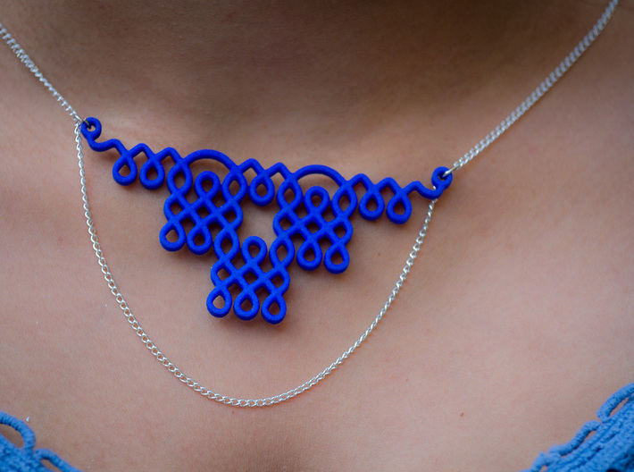 Indian Style Rangoli pendant/Necklace 3d printed