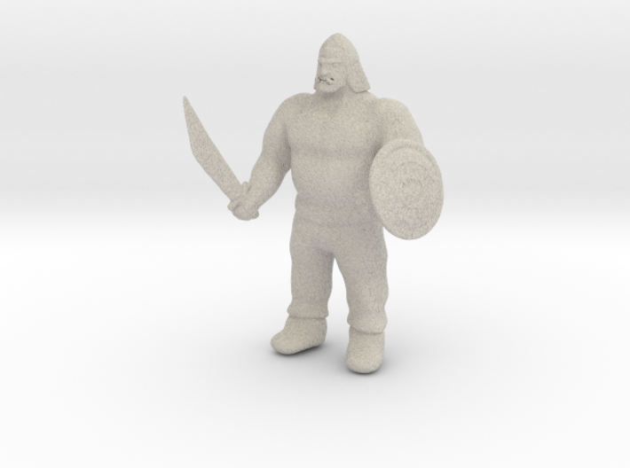 Ogre Warrior 3d printed