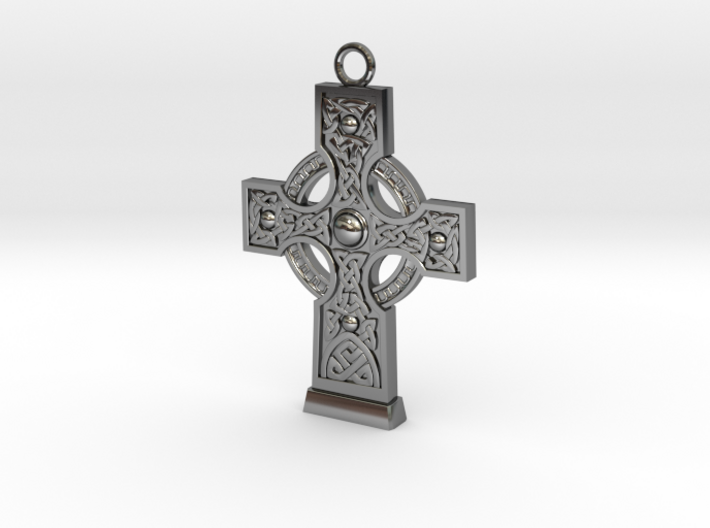 Celticcross1 Necklace 3d printed