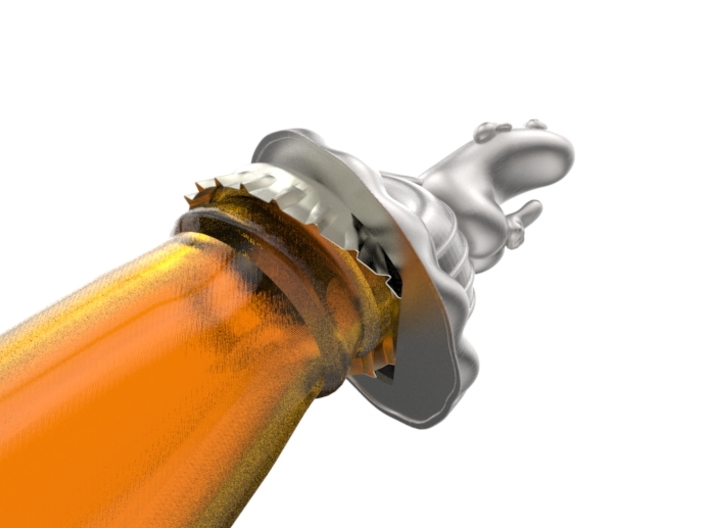 Dickbutt Metal and Trophy Awards Bottle Opener 3d printed 