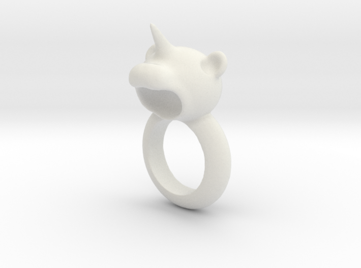 Bear Ring 3d printed