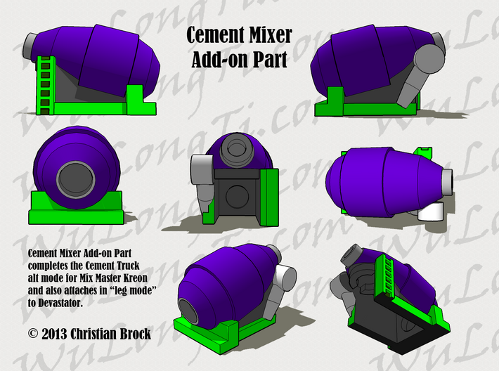 Kreon Addon - Mix Barrel 3d printed 
