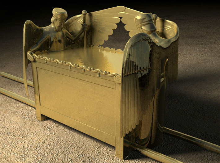 Mercy Seat for Ark of the Covenant 3d printed Computer rendition of 3D model