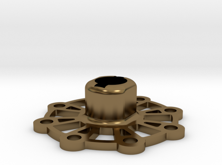 Ultra Lightweight Wheel Hub (17 mm) 3d printed