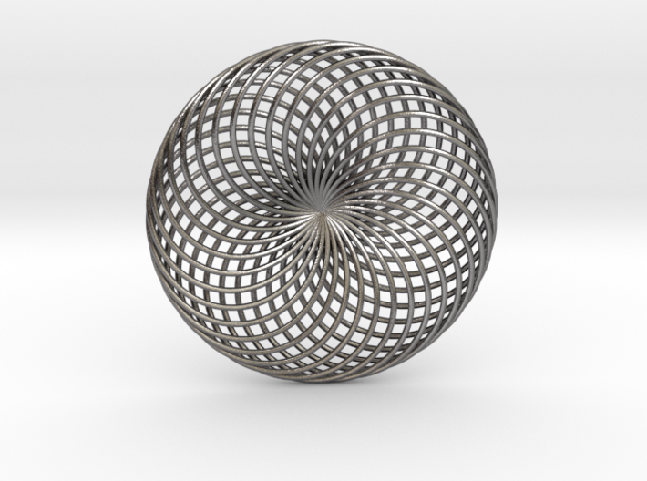 0163 Torus of Doubly Twisted Strips (n=32, d=15cm) 3d printed