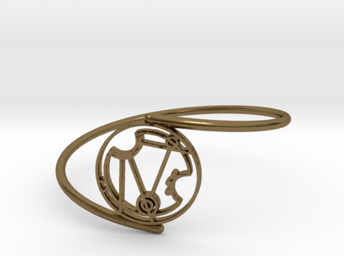 Nerissa - Bracelet Thin Spiral 3d printed
