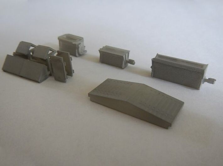 #1 Ballast Gate Miner Type Long [2 cars] 3d printed Model series parts