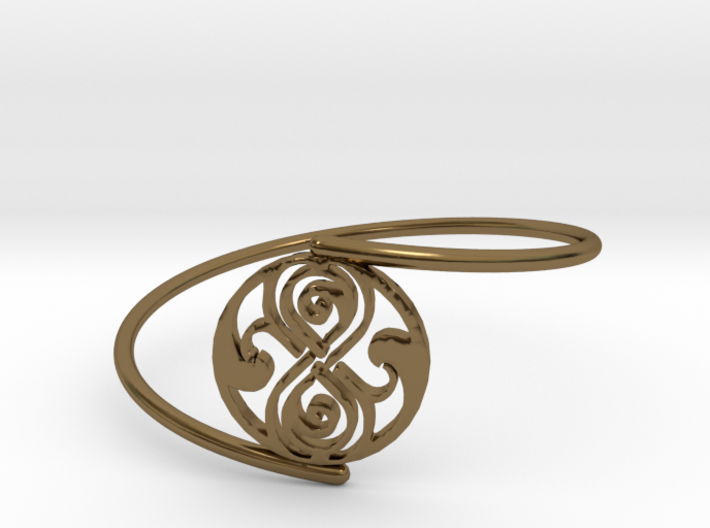 Seal of Rassilon - Bracelet Thin Spiral 3d printed