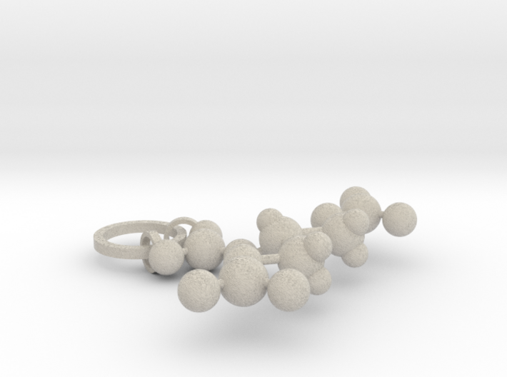 Nitroglycerin(ring added) 3d printed