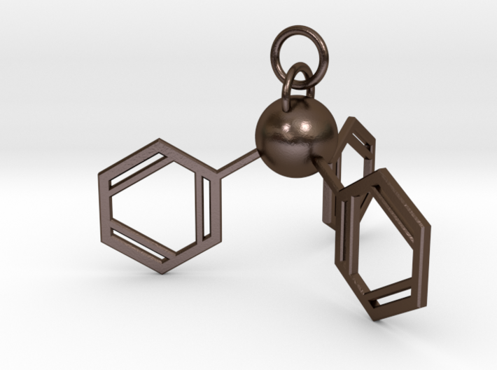 Triphenylphosphine(ring added) 3d printed