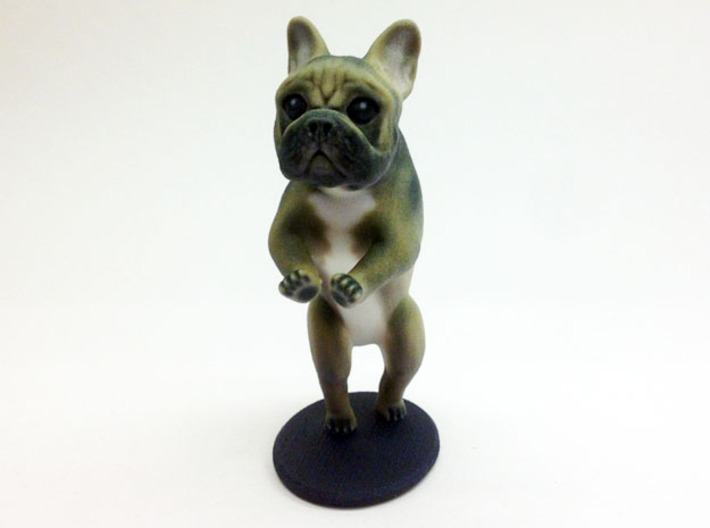 Take it Easy Brown Frenchie 3d printed