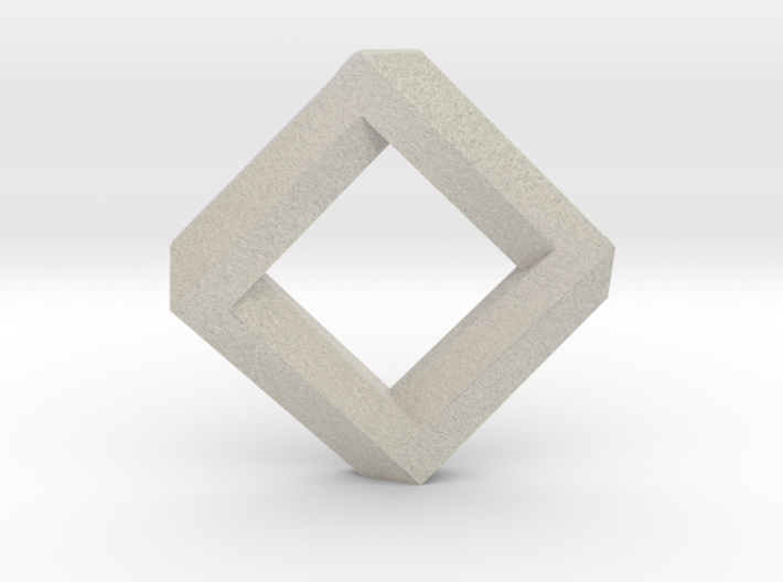 rhombus impossible 3d printed