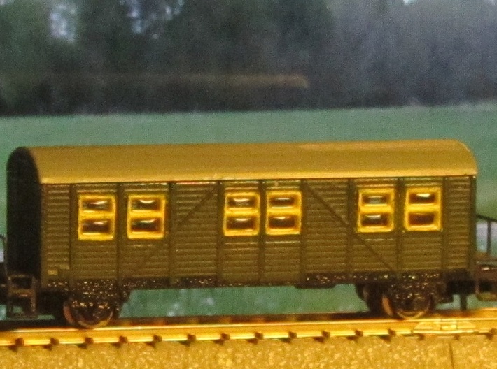 MCi-43 Behelfspersonenwagen (Z, 1:220) 3d printed