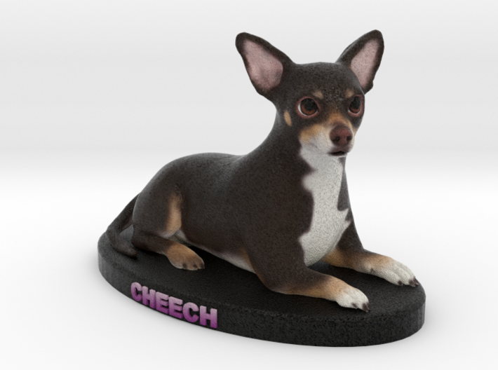 Custom Dog Figurine - Cheech 3d printed