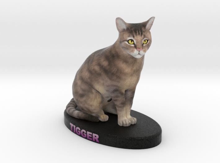 Custom Cat Figurine - Tigger 3d printed