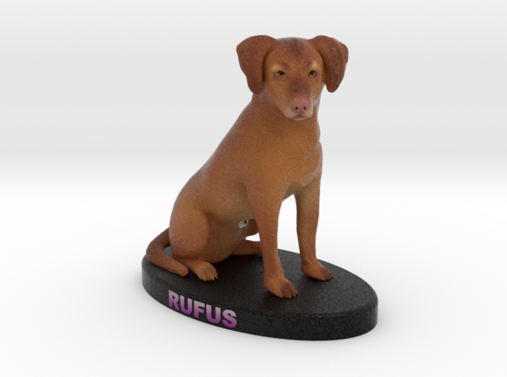 Custom Dog Figurine - Rufus 3d printed