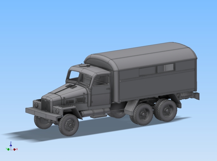 LKW IFA G5 Kofferaufbau Spur N 1:160 3d printed