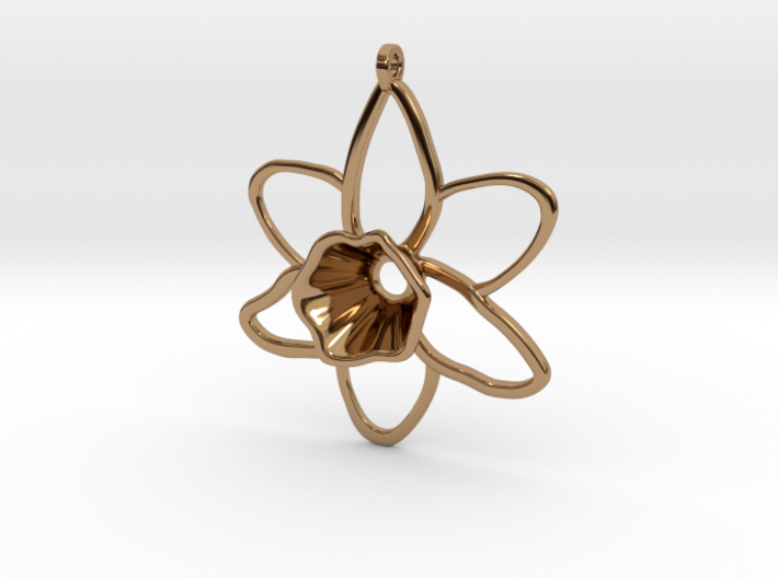 Daffodil Pendant for Necklace 3d printed