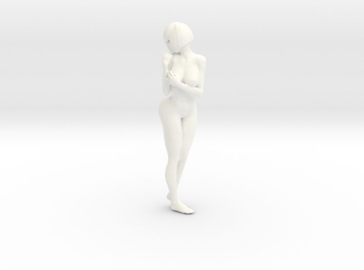 Short Hair Girl-003 scale 1/24 Passed 3d printed