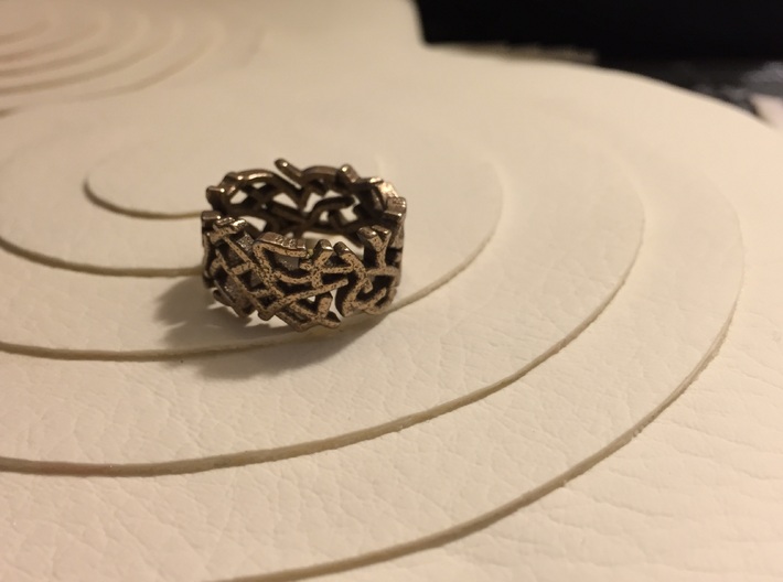 Single Coral Ring (6 1/2) 3d printed 