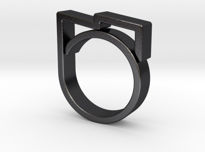 Adjustable ring for men. Model 5. 3d printed