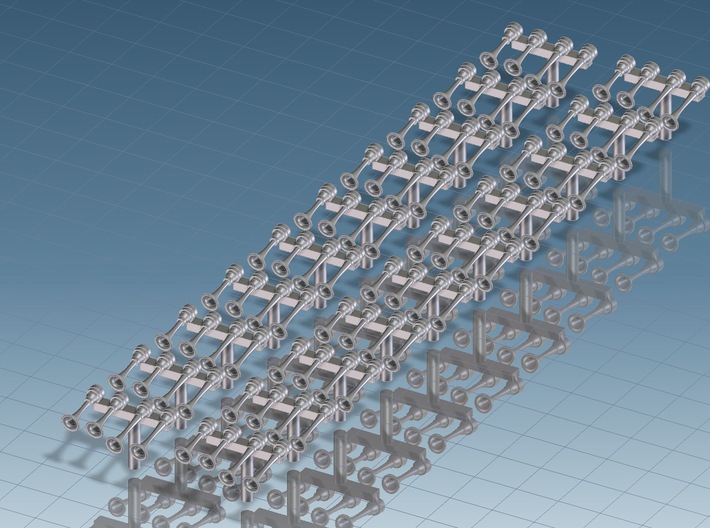 5402-Z-87_Martinshorn 4FACH AUF LEISTE 3d printed