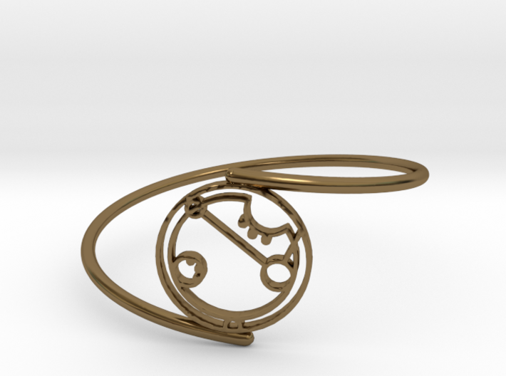 April - Bracelet Thin Spiral 3d printed