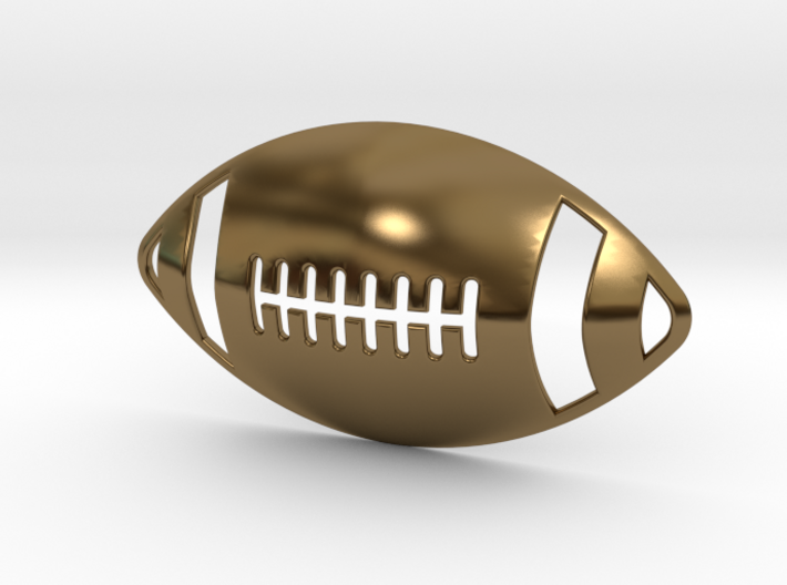 3D Football Pendant 3d printed