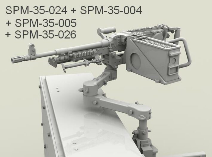 1/35 SPM-35-026 m240D machine gun 3d printed 
