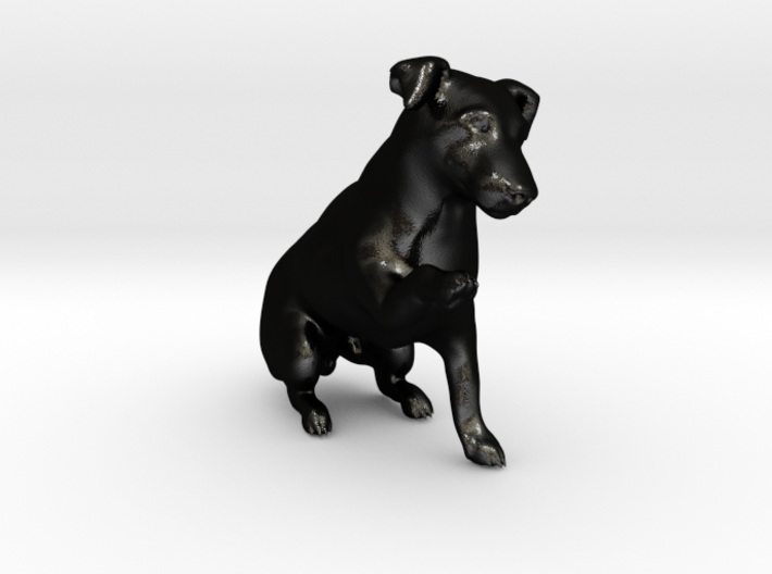 Begging Jack Russell Terrier 3d printed
