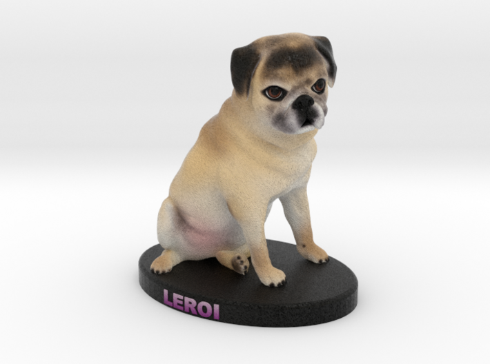 Custom Dog Figurine - Leroi 3d printed