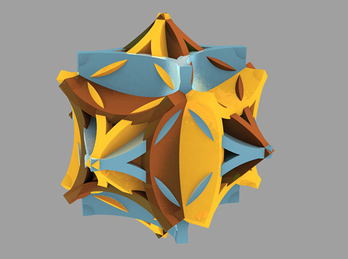 3 cube variatio 3d printed