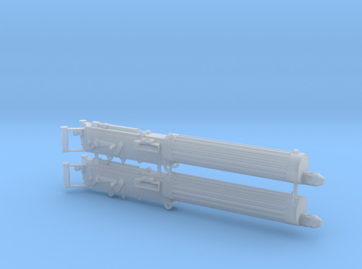 Two 1/16 scale Vickers Heavy Machine Guns. 3d printed