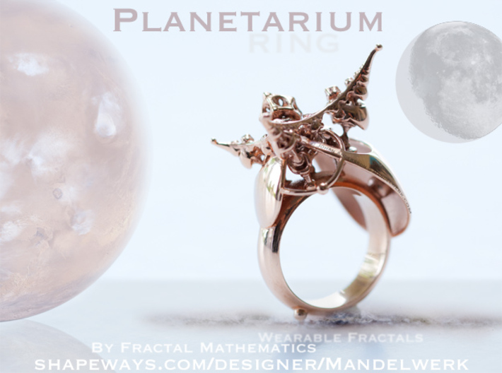 Planetarium Ring - 19.5mm 3d printed