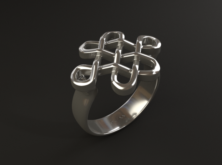 Feng Shui Ring - Size 7 3d printed 