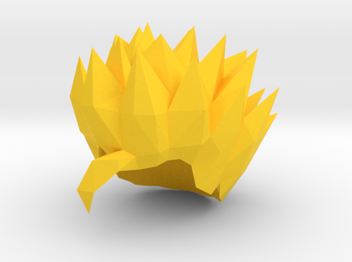 Custom Adult Gohan SSj Inspired Hair for Lego 3d printed