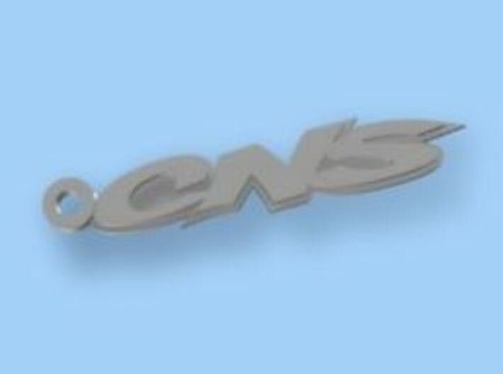 CNS Key Chain 66mm 2.6Inch Long 3mm Thick 3d printed 