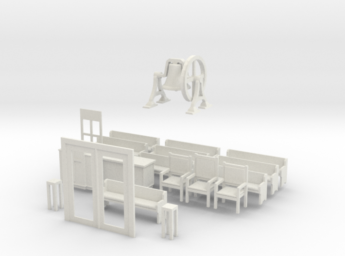 BL Church Furnishing And Int For Doors 3d printed