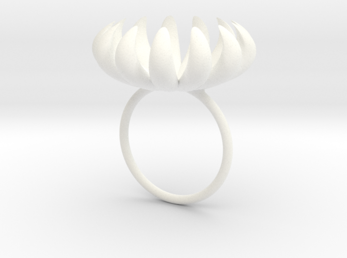 opening bloom ring 3d printed