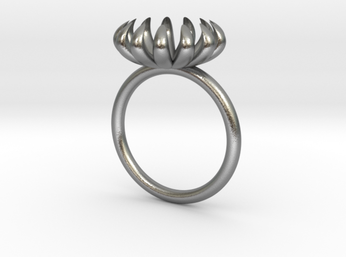 Opening Smaller Bloom ring 3d printed