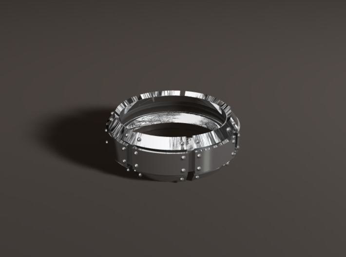 Armored Ring 3d printed