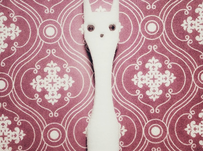 Kitty Hairstick 3d printed 