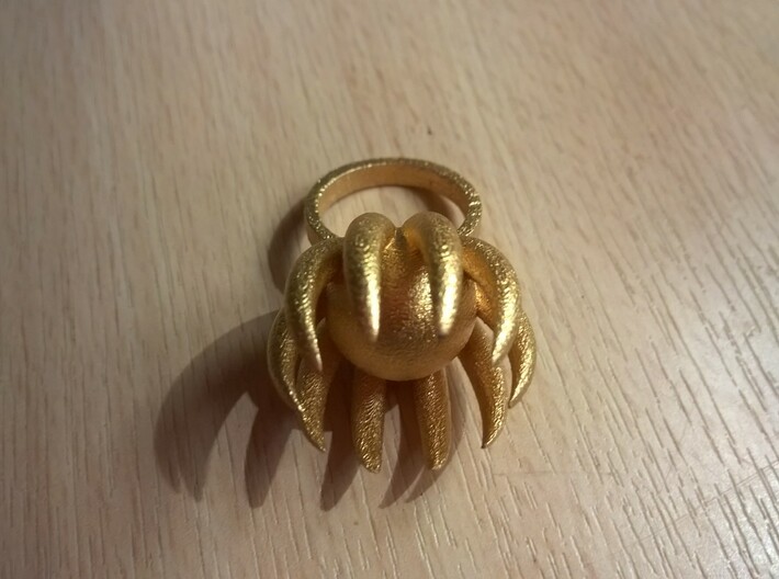 Blooming Ring size UK 0 3d printed Add a caption...
