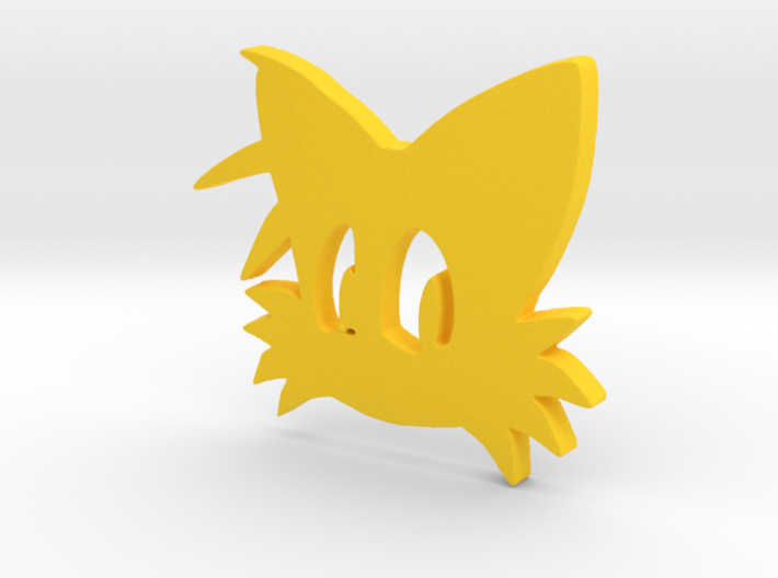 3D Tails Logo 3d printed