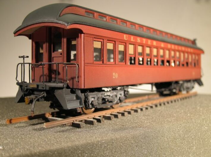 Wood Passenger Truck S Scale 1/64 3d printed