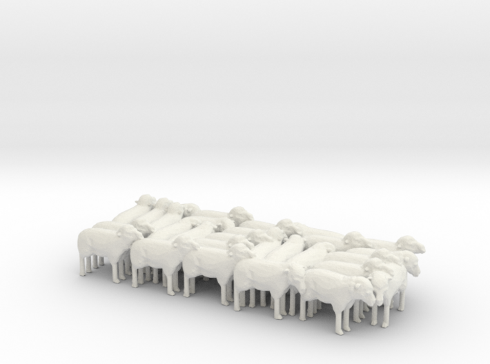 1:64 Scale J Wagon Sheep Load Variation 4 3d printed