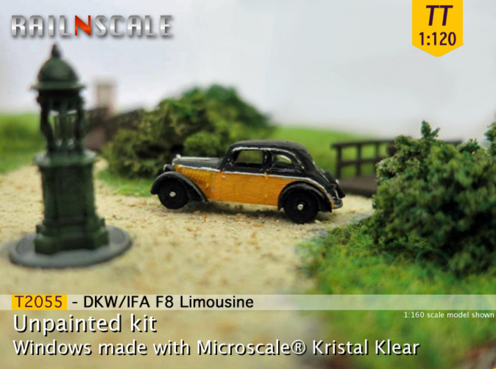 DKW/IFA F8 Limousine (TT 1:120) 3d printed 