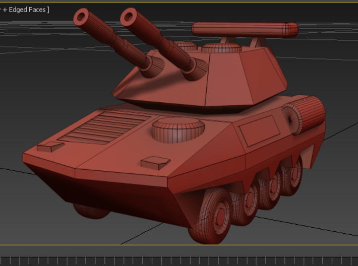 Light Armoured Vehicle (Anti Air) Battletech Mechw 3d printed