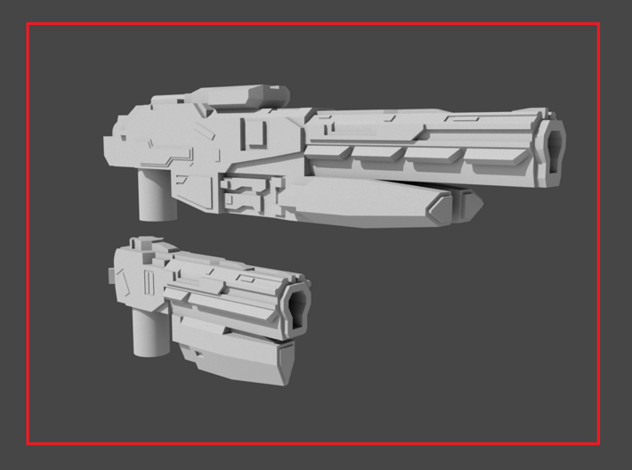 &quot;SENTINEL&quot; Transformers Weapons Set (5mm post) 3d printed