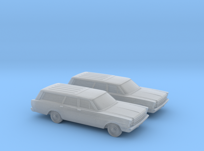 1/160 2X 1966 Ford Country Squire 3d printed
